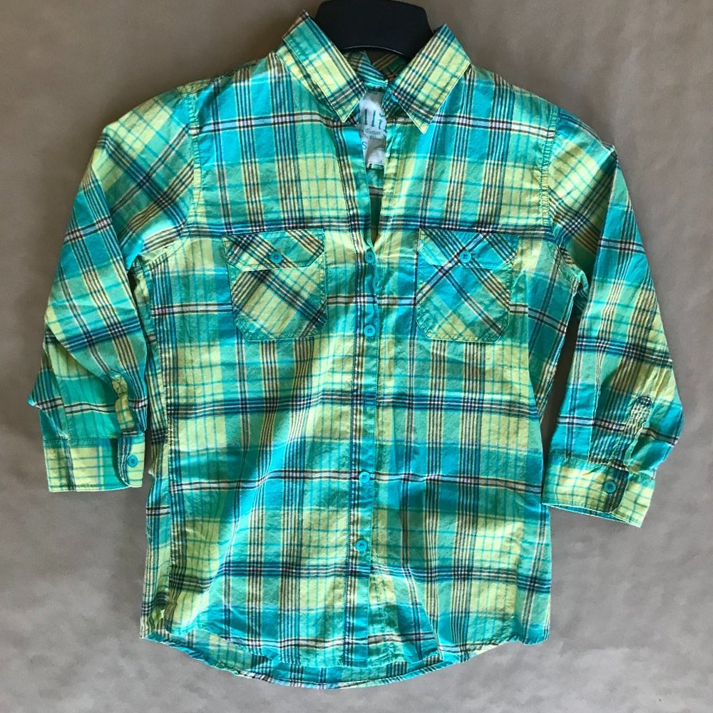Nollie Plaid Button Down Women’s Shirt